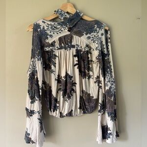 Free People Bainbridge Bell Sleeve Top